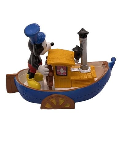Walt Disney Comicland Mickey Mouse On A Boat 1988 In Original Package - Thumbnail 3