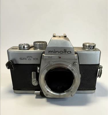 Black!! Minolta SRT 101 35mm Film Camera Body CLC SR Mount - Image 1
