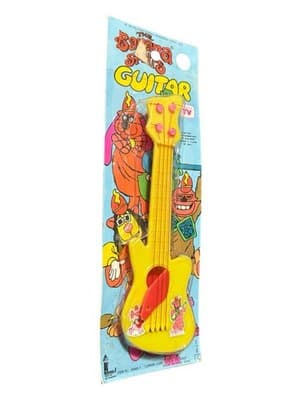 Vintage 1970s Banana Splits Guitar Toy Hanna-Barbera MOC Rare Plastic 1973 NEW - Thumbnail 2