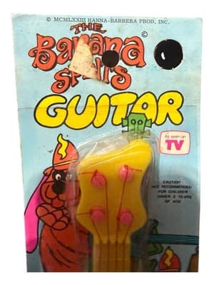 Vintage 1970s Banana Splits Guitar Toy Hanna-Barbera MOC Rare Plastic 1973 NEW - Thumbnail 4