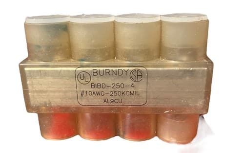 Burndy Aluminum Multiple Tap Connector BIBD2504 - Thumbnail 2