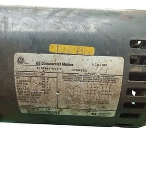5K49MN4500Z GE, Carrier, ICP 2-1/2 HP, 208-230/460V, 3 PH, 1725 RPM OEM Motor - Thumbnail 2