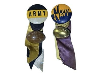 1949 Army Navy Football Game Lapel Pins - Image 1