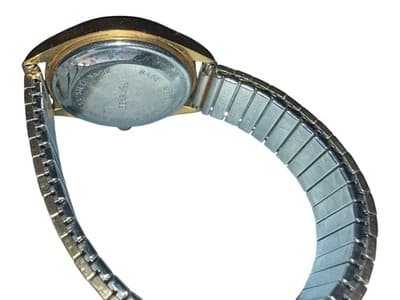 Benrus Men's Swiss Gold 25 Jewel Automatic Calendar Watch with Bracelet Running - Thumbnail 7