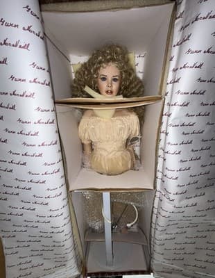 1997 Collectible Concepts Porcelain Doll "Blossom" Doll Vintage Original Box - Image 1