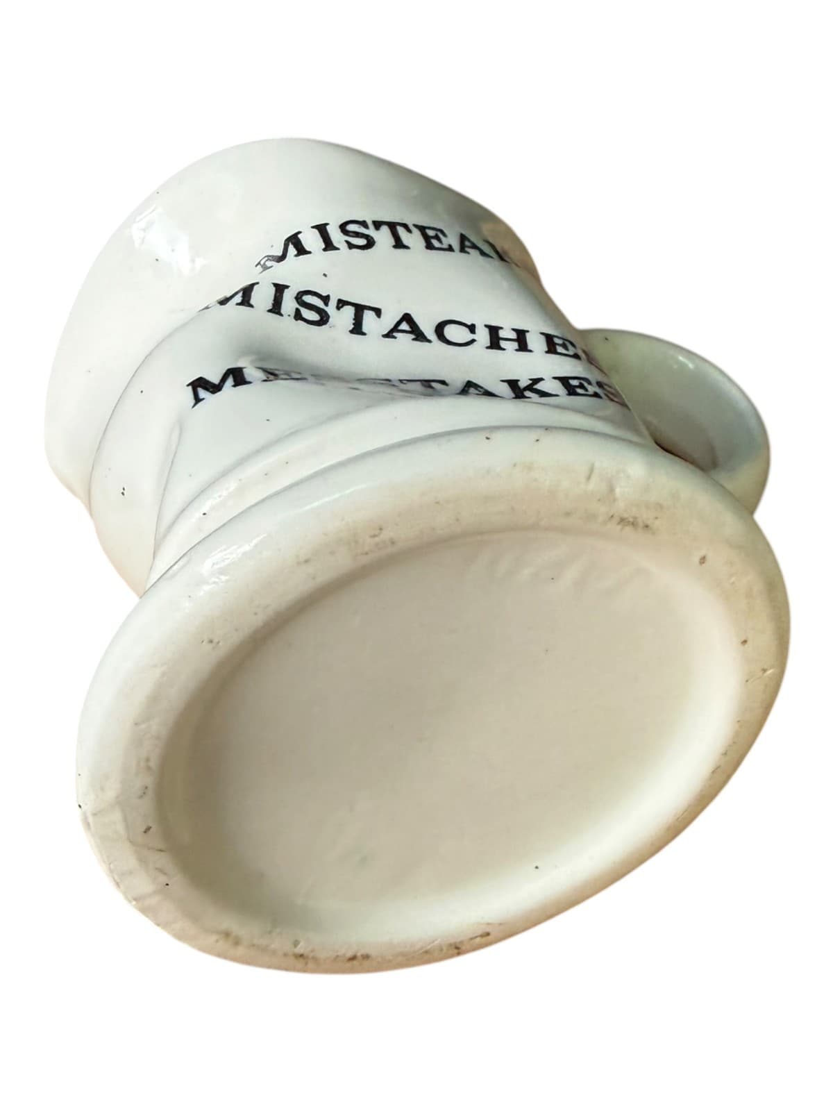 Vintage Misteaks!! Crumpled Crushed Look Ceramic Coffee Mug - Thumbnail 8