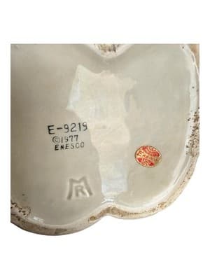 Vintage 1977 Enesco Ceramic Mug - Overalls & Boots Design ©1977 Japan E-9219 - Thumbnail 6