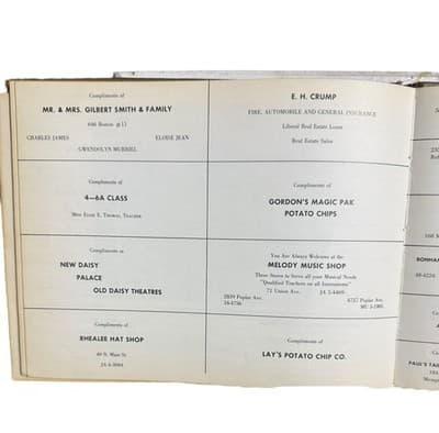 1956 High School Yearbook Melrose High School Memphis - Thumbnail 9