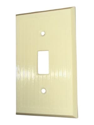 Vintage Art Deco Ivory Phenolic Toggle Switch Wall Plates NOS Box 25 Meritline - Thumbnail 7