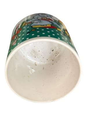 Vintage Care Bears Christmas Coffee Mug Cup Share Champ Secret Bear Snow Music - Thumbnail 4