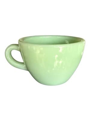 Vintage Fire King Jadite Restaurant Ware Demitasse Cup - Thumbnail 8
