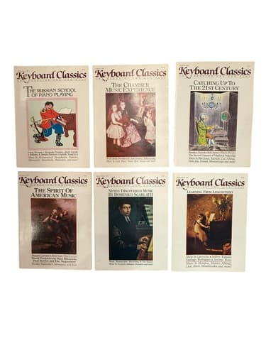 Vintage Keyboard Classics Magazine 1986 Complete Set - Image 1