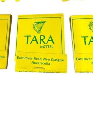 Vintage Tara Motel Matchbooks Lot Nova Scotia Canada Advertising - Thumbnail 2