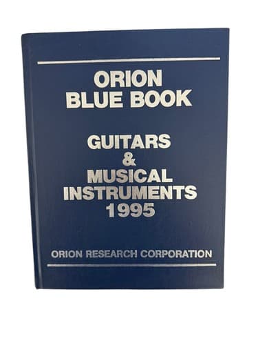 1995 Orion Blue Book For Guitars & Musical Instruments Vintage Price Guide - Image 1
