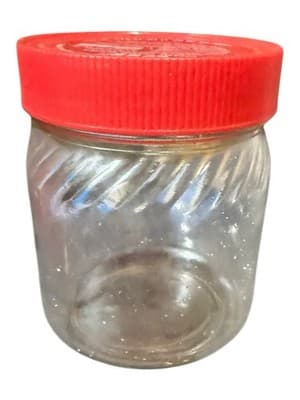 Vintage Skippy & Jif Peanut Butter Glass Jars w Lids 28oz Lot 2 - Thumbnail 5