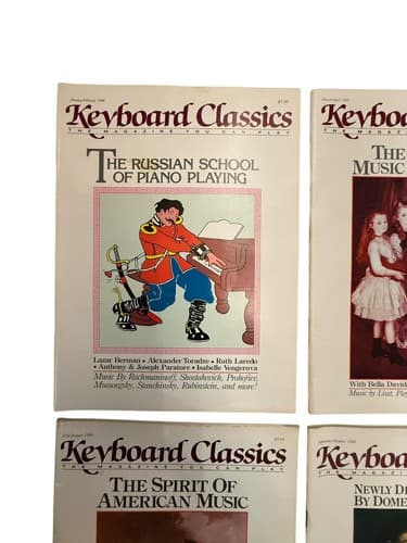 Vintage Keyboard Classics Magazine 1986 Complete Set - Thumbnail 2