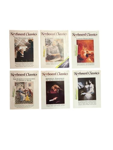 Vintage Keyboard Classics Magazine 1987 Complete Set - Image 1