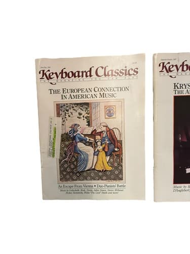Vintage Keyboard Classics Magazine 1987 Complete Set - Thumbnail 5