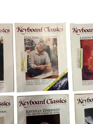 Vintage Keyboard Classics Magazine 1987 Complete Set - Thumbnail 3