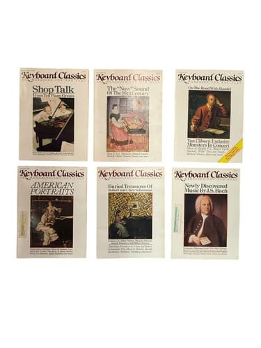 Vintage Keyboard Classics Magazine 1985 Complete Set - Image 1