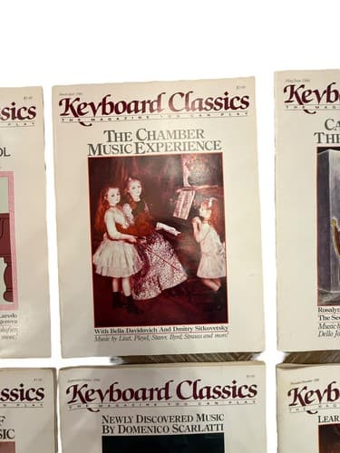 Vintage Keyboard Classics Magazine 1986 Complete Set - Thumbnail 3