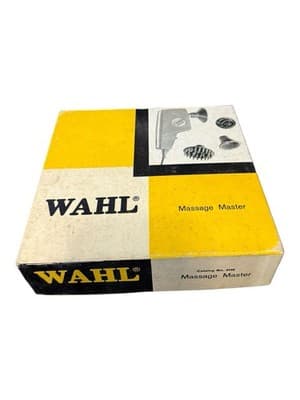WAHL Massage Master Vintage Electric Handheld Massager Model 4140 & Attachments - Image 1