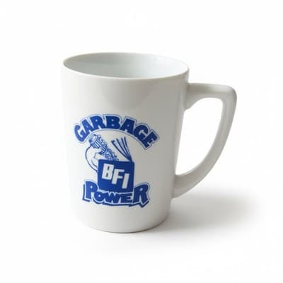 Vintage BFI Browning-Ferris Industries “Garbage Power” Coffee Mug Rare Find - Image 1