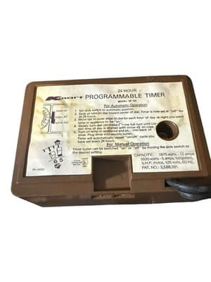 1970’s 24 Hour Timer Lot GE Home Sentry & L-Mart Outlet Plug-In Timers - Thumbnail 5