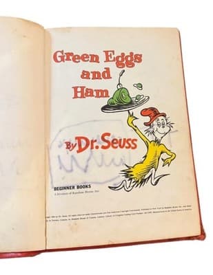 Dr Seuss Green Eggs & Ham + 2 Little Golden Books Lot Vintage Kids - Thumbnail 4