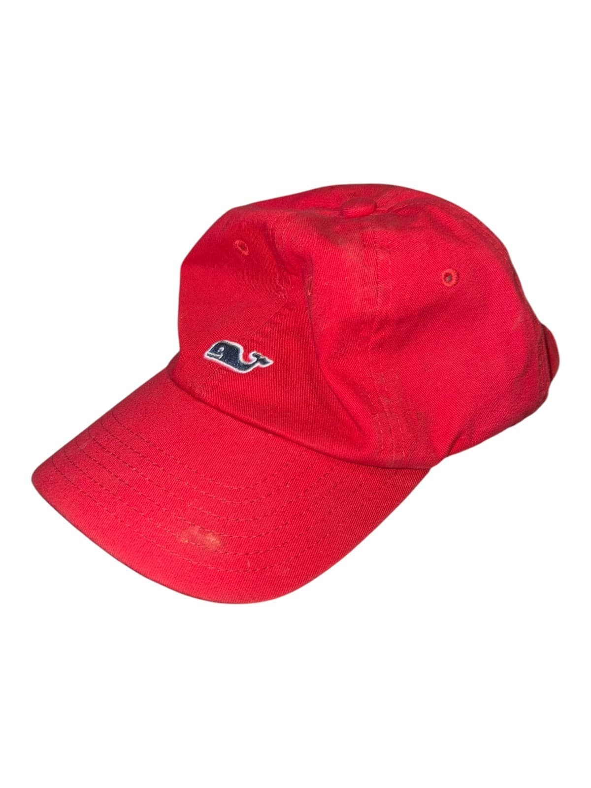 Vineyard Vines Baseball Cap Men's One Size Red Adjustable Logo Cotton - Thumbnail 3
