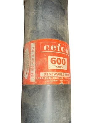 CEFCO RENEWABLE FUSE 600AMP 250V - Thumbnail 4