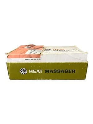 Vintage GE Handheld Vibrator Heat Massager MR-2 Green 2 Speed Works 1970’s - Thumbnail 6
