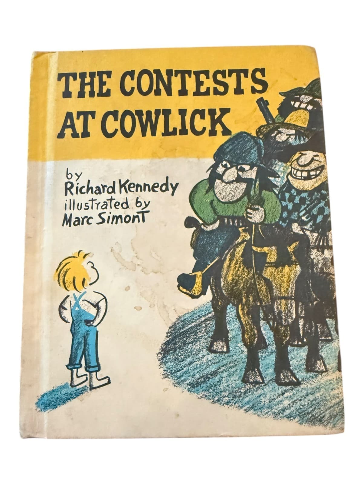 VTG 1975 The Contests at Cowlick by Richard Kennedy Hardcover Weekly Reader Book - Image 1