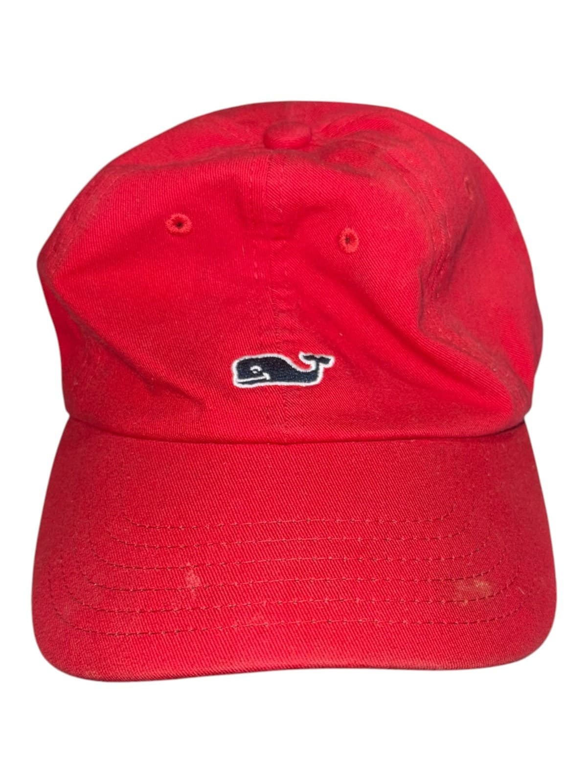 Vineyard Vines Baseball Cap Men's One Size Red Adjustable Logo Cotton - Thumbnail 2