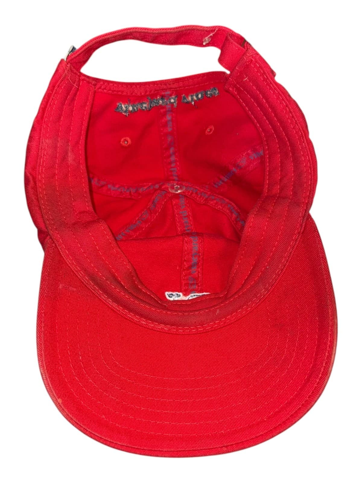 Vineyard Vines Baseball Cap Men's One Size Red Adjustable Logo Cotton - Thumbnail 6