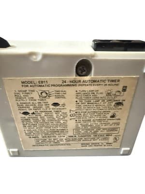 Vtg Intermatic Time-All XV 24-Hour Automatic Timer Model EB-11 Tested Working - Thumbnail 5