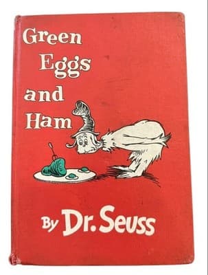 Dr Seuss Green Eggs & Ham + 2 Little Golden Books Lot Vintage Kids - Thumbnail 6