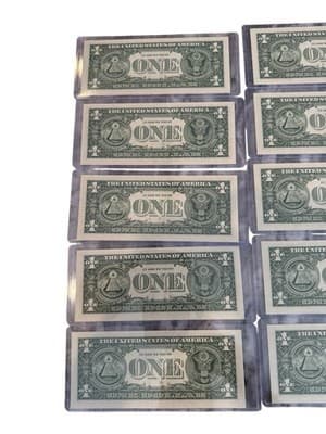 20 Consecutive 2021 $1 Star Notes UNC B05248741 - B05248760 Consecutive Run - Thumbnail 8