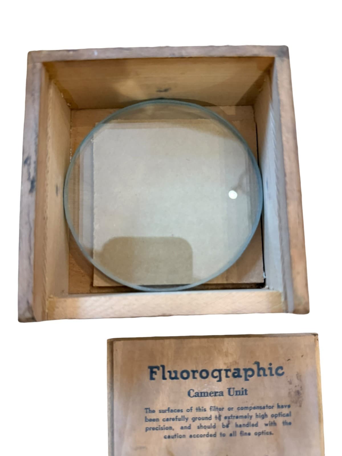 VTG Fluorographic Camera Unit Optical Filter Set & Box Printing Art Research Lab - Thumbnail 5