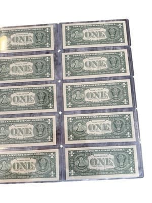 20 Consecutive 2021 $1 Star Notes UNC B05248741 - B05248760 Consecutive Run - Thumbnail 11