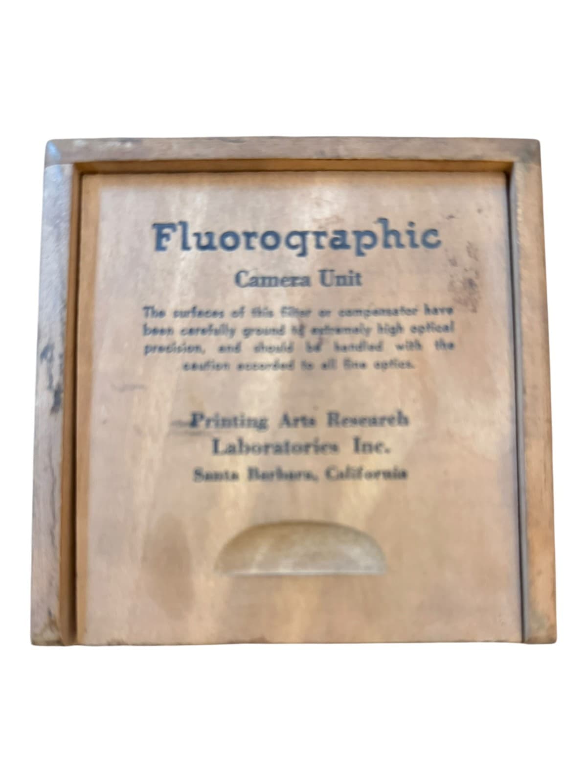 VTG Fluorographic Camera Unit Optical Filter Set & Box Printing Art Research Lab - Thumbnail 2