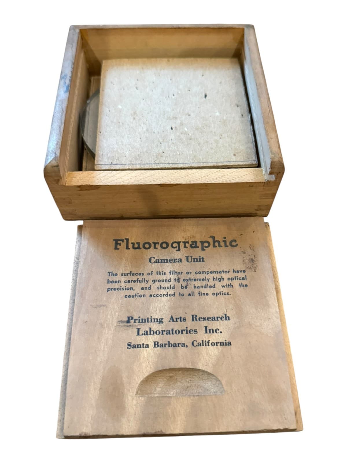 VTG Fluorographic Camera Unit Optical Filter Set & Box Printing Art Research Lab - Image 1