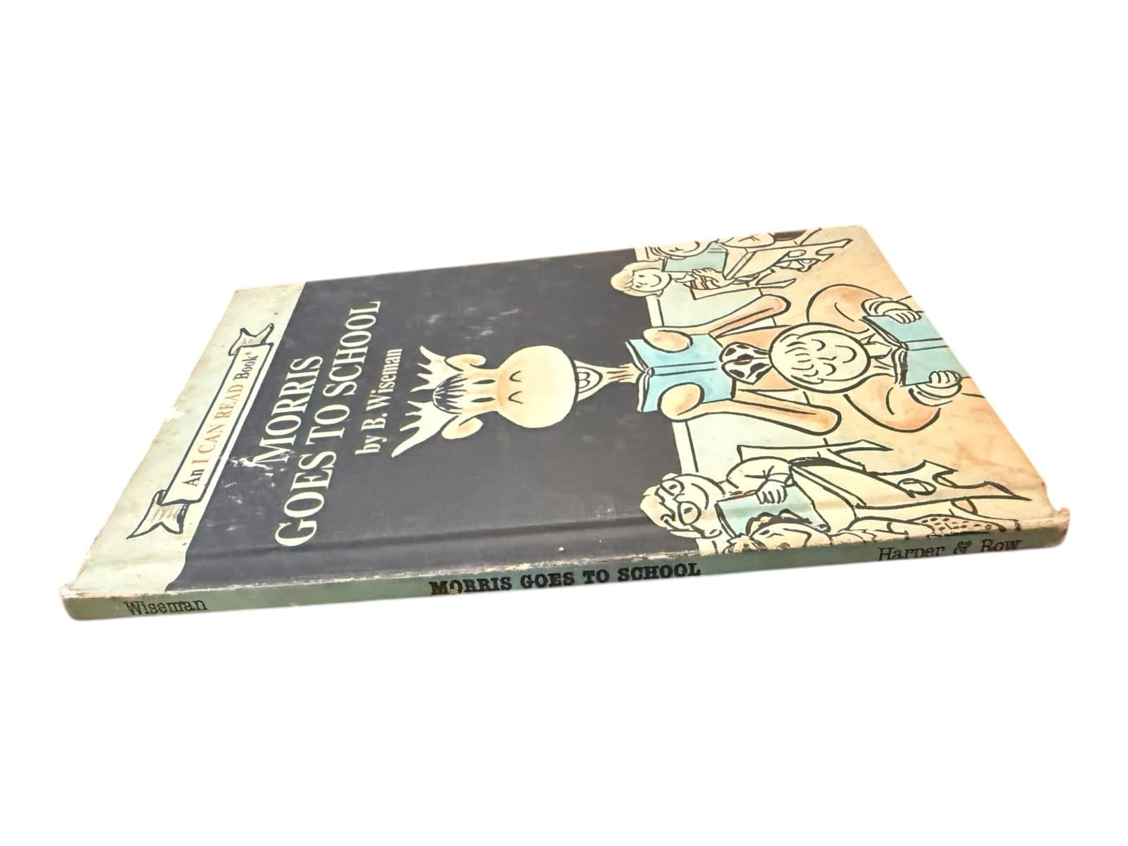 VTG 1970 Morris Goes To School by Bernard Wiseman Hardcover Weekly Reader Book - Thumbnail 3