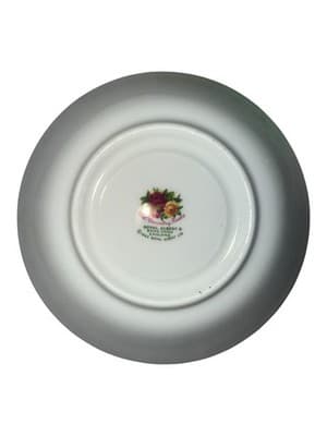 Vintage ROYAL ALBERT Old Country Roses 2 Tier Serving + Bread & Butter Plates - Thumbnail 8