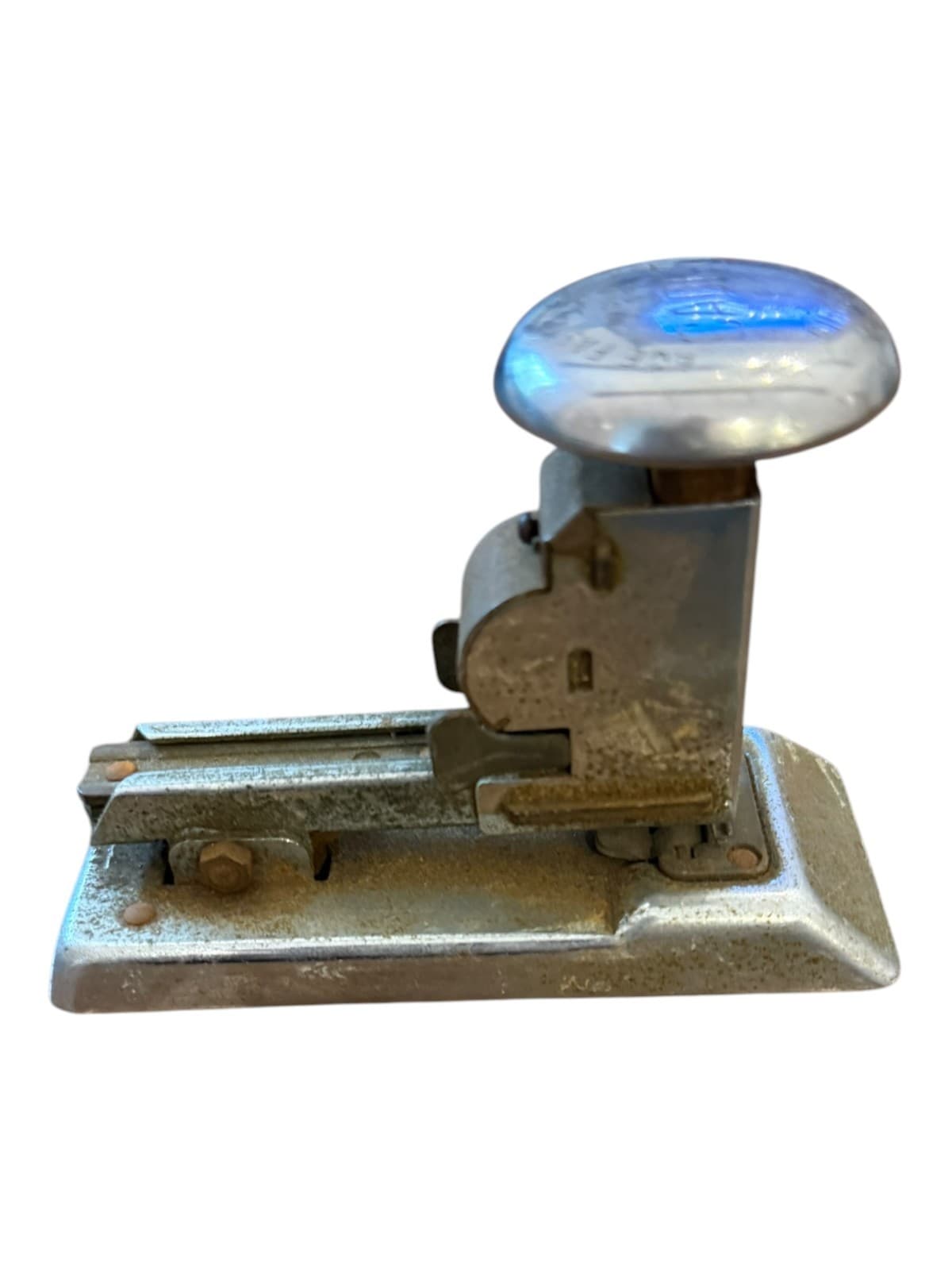 Vintage Ace Cadet 302 Industrial Stapler Silver Chicago ILL - Image 1