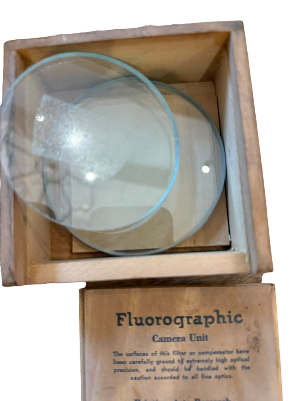 VTG Fluorographic Camera Unit Optical Filter Set & Box Printing Art Research Lab - Thumbnail 4