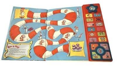 Dr. Seuss' The Cat in the Hat The Movie Susan Rich Brooke Interactive Sound Book - Thumbnail 4