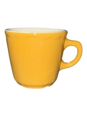 Vintage Homer Laughlin TB-11 Yellow Restaurant Ware Coffee Mug USA Diner - Thumbnail 10