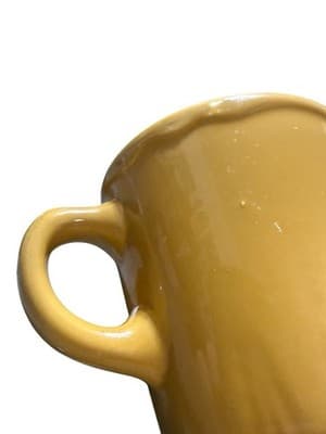 Vintage Homer Laughlin TB-11 Yellow Restaurant Ware Coffee Mug USA Diner - Thumbnail 3