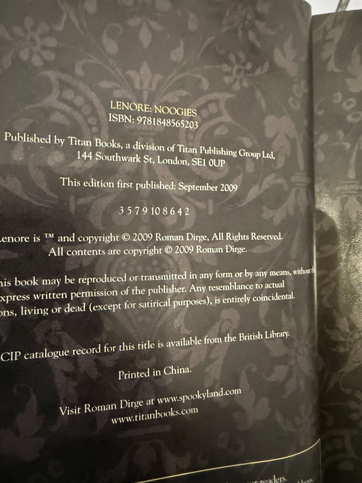 Lenore: Noogies Color Edition by Roman Dirge 2009 Titan Books Hardcover - Thumbnail 7